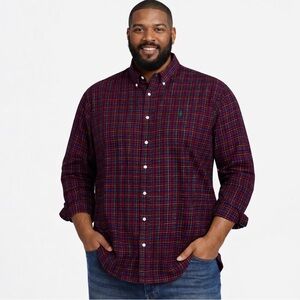 Ralph Lauren Tartan Plaid Flannel Shirt Men’s Size XL